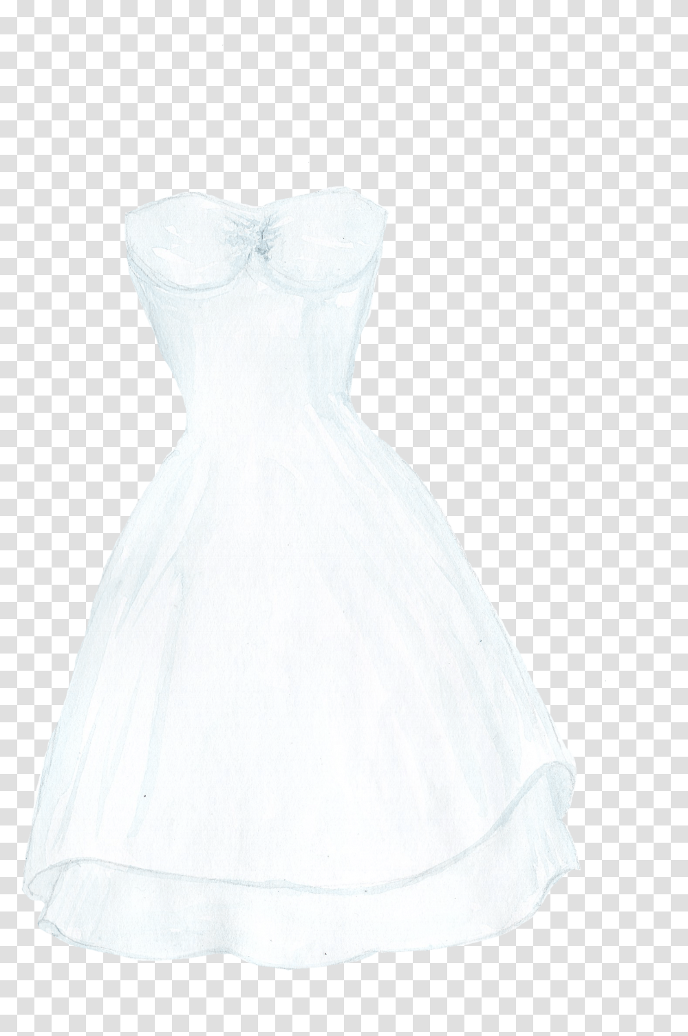 Cocktail Dress Wedding White Background Wedding Veil, Clothing, Apparel, Evening Dress, Robe Transparent Png
