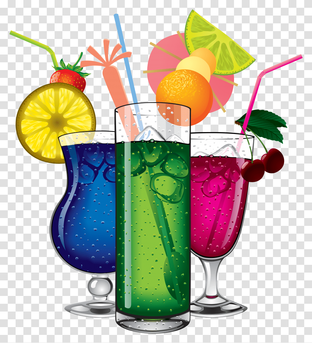 Cocktail, Drink, Alcohol, Beverage, Glass Transparent Png