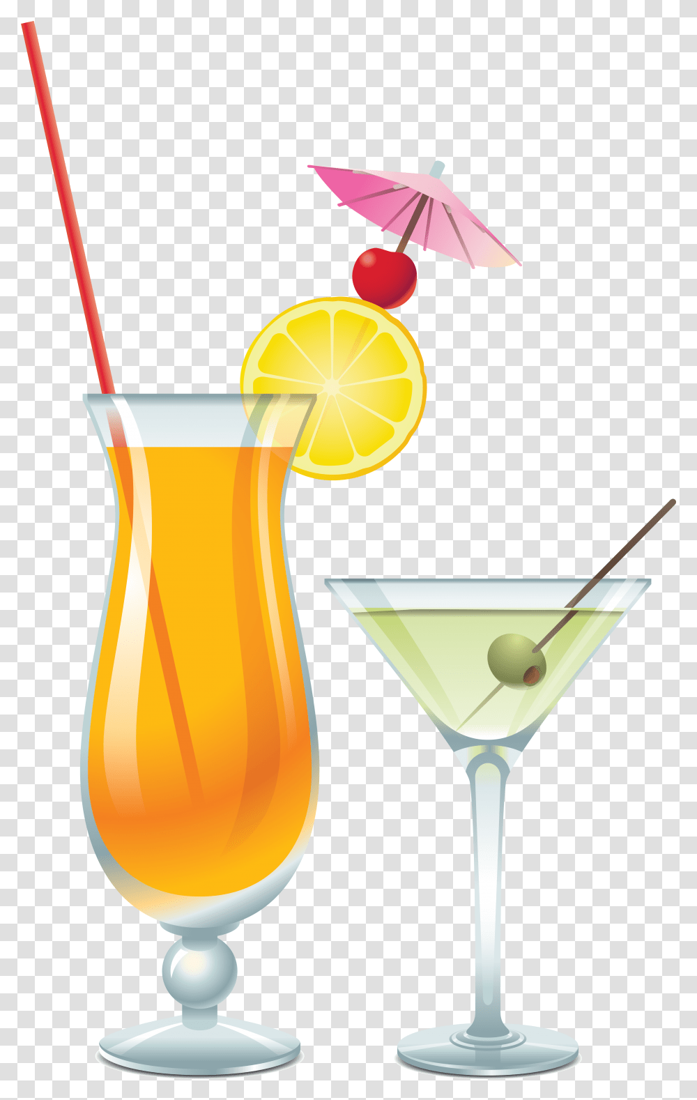 Cocktail, Drink, Alcohol, Beverage, Juice Transparent Png