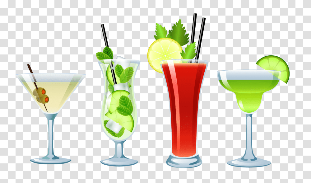 Cocktail, Drink, Alcohol, Beverage, Mojito Transparent Png