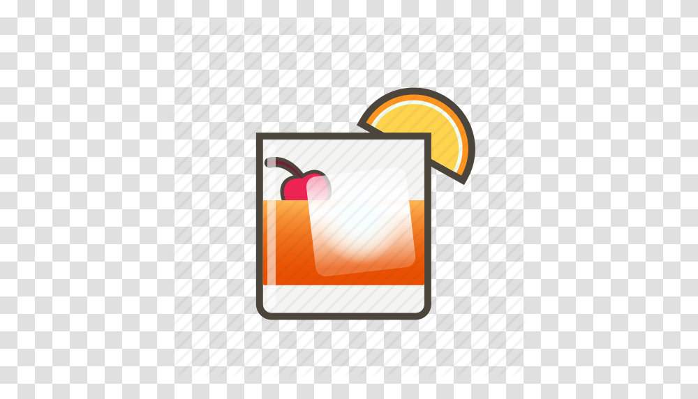 Cocktail Drink Old Fashioned Icon, Number, Security Transparent Png