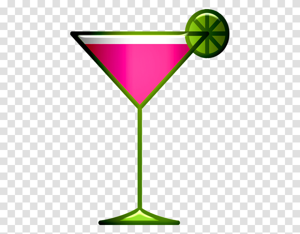 Cocktail Drink Pink Lime Glass Refreshment Pink Cocktail, Alcohol, Beverage, Lamp, Martini Transparent Png