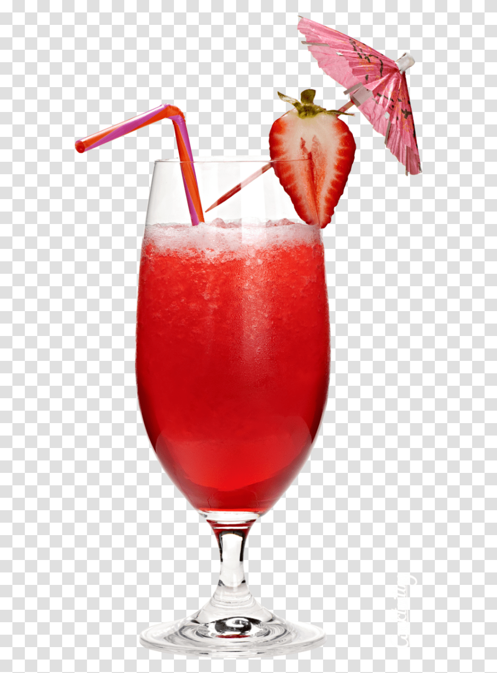 Cocktail, Drink, Strawberry, Fruit, Plant Transparent Png