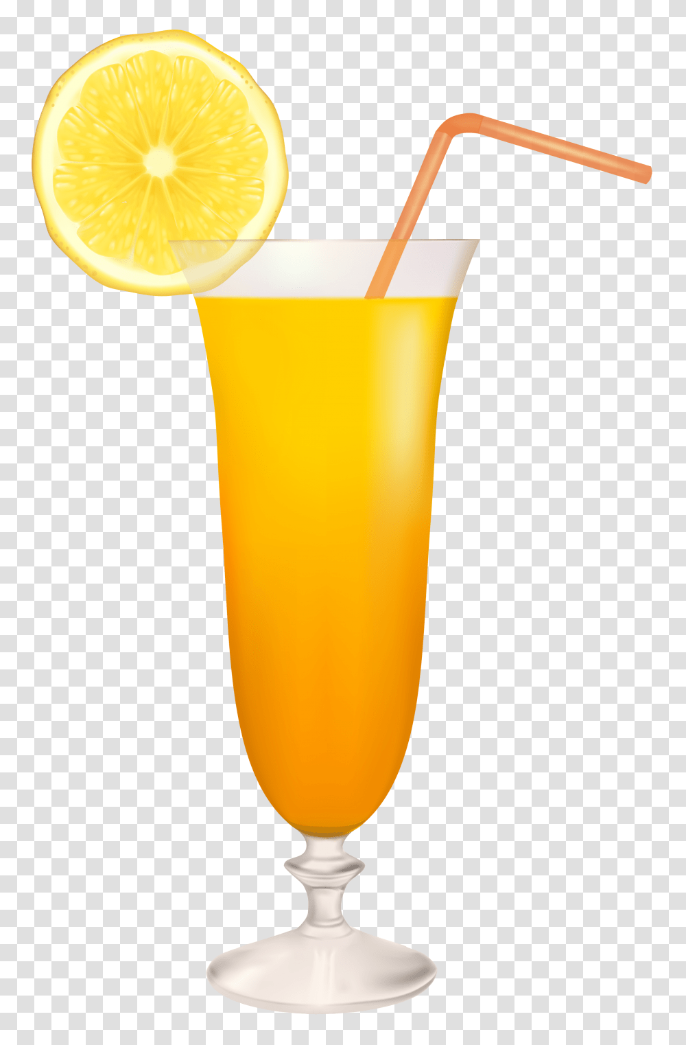 Cocktail Drink With Lemon Slice, Juice, Beverage, Lamp, Orange Juice Transparent Png