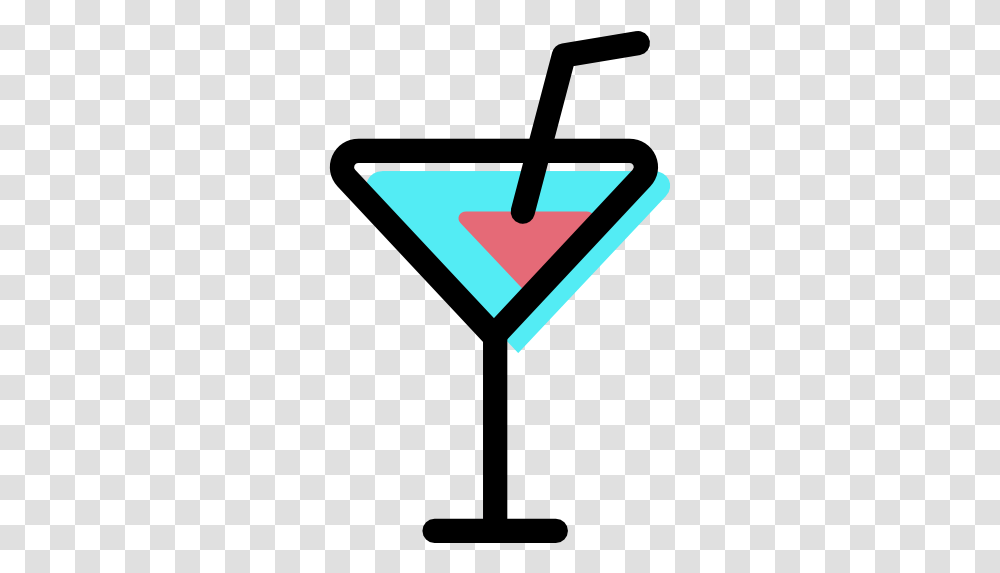 Cocktail Free Icon Of Drink And Food Assets Icone Cocktail, Triangle, Label, Text, Arrowhead Transparent Png