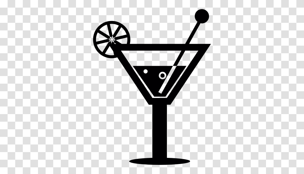 Cocktail Icon, Cable, Triangle Transparent Png