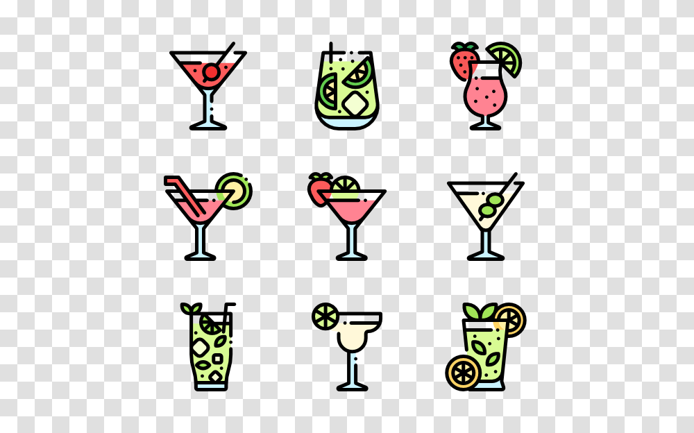 Cocktail Icon Packs, Alcohol, Beverage, Drink, Glass Transparent Png