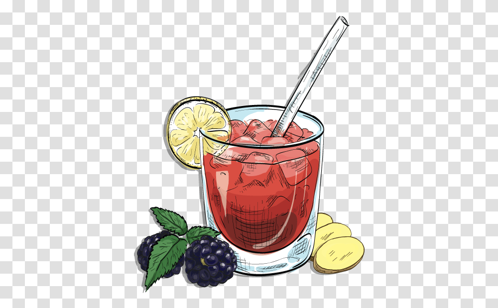 Cocktail Image, Plant, Beverage, Fruit, Food Transparent Png