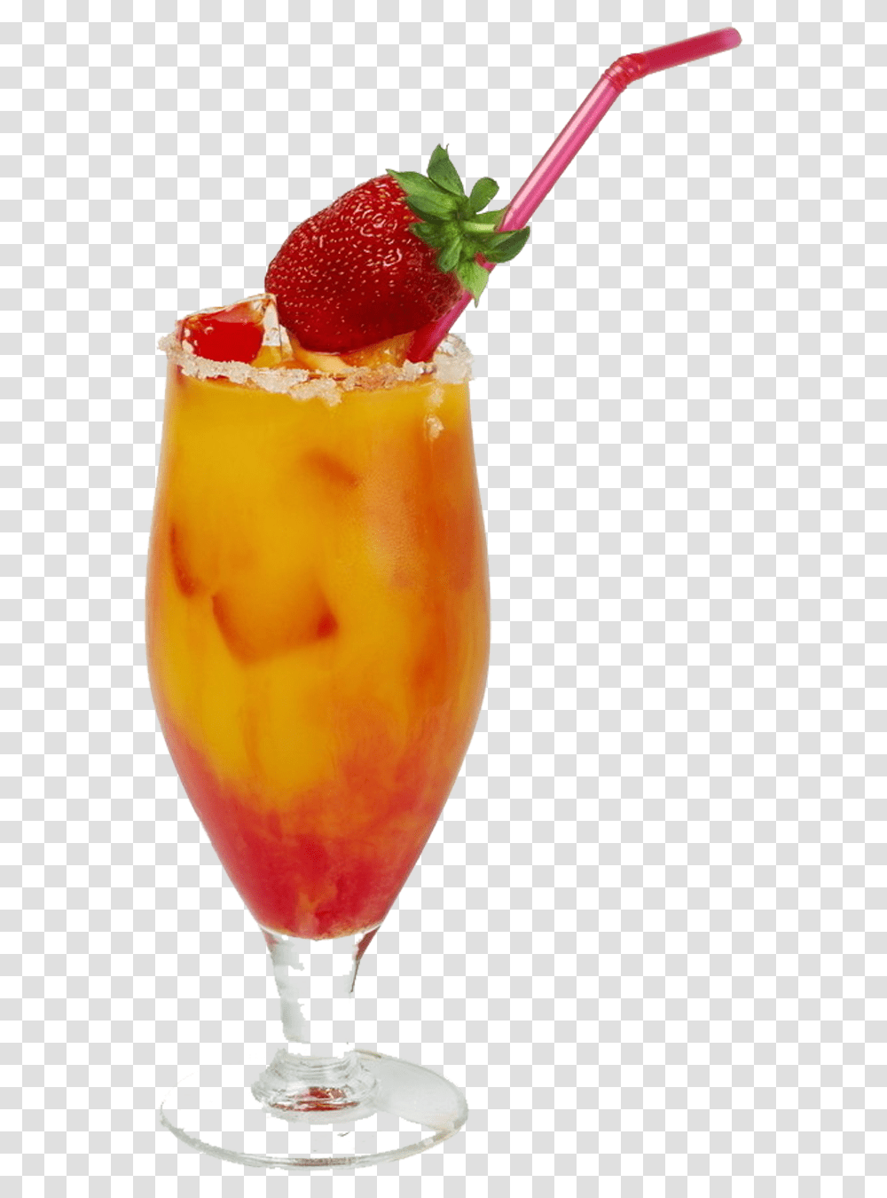 Cocktail Juice Drink Cocktail Fruit Juice, Plant, Beverage, Strawberry, Food Transparent Png