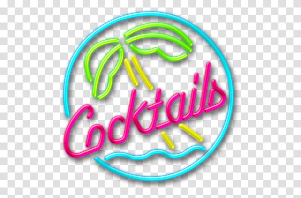 Cocktail Neon Sign, Light, Dynamite, Bomb, Weapon Transparent Png