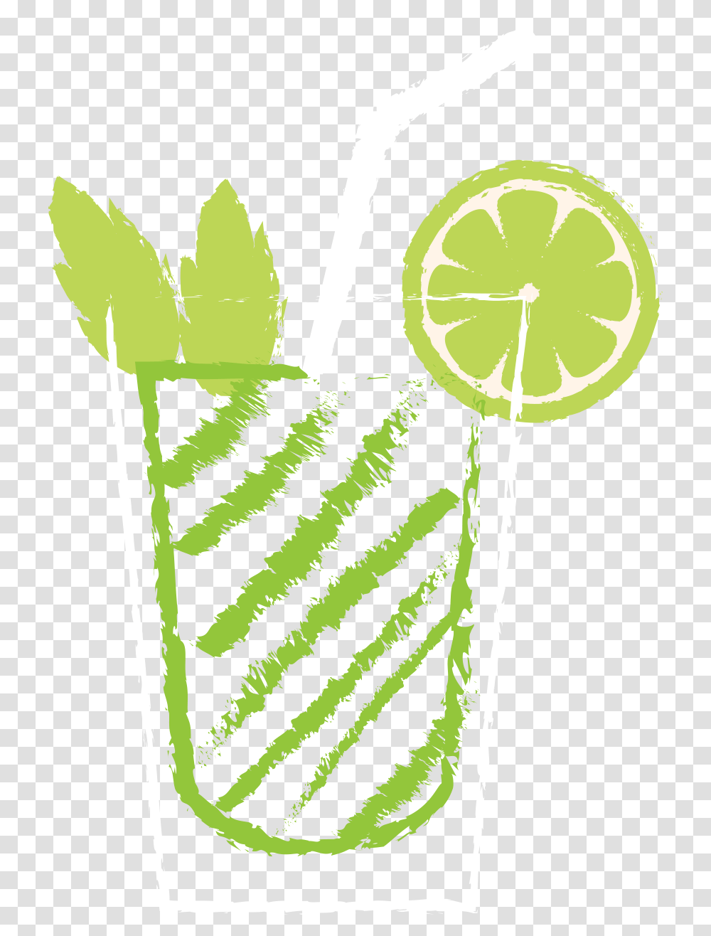 Cocktail, Plant, Lime, Citrus Fruit, Food Transparent Png