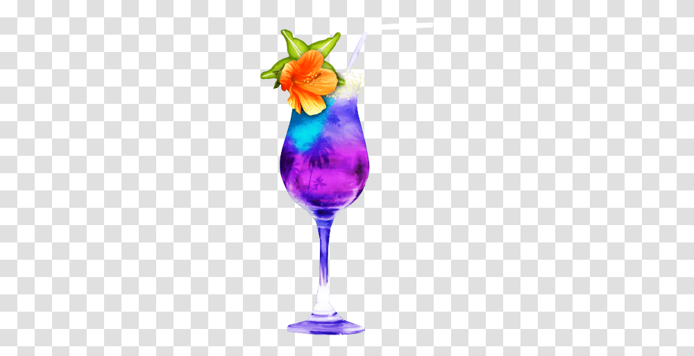 Cocktail Printables Tropical Hawaiian, Glass, Alcohol, Beverage, Plant Transparent Png