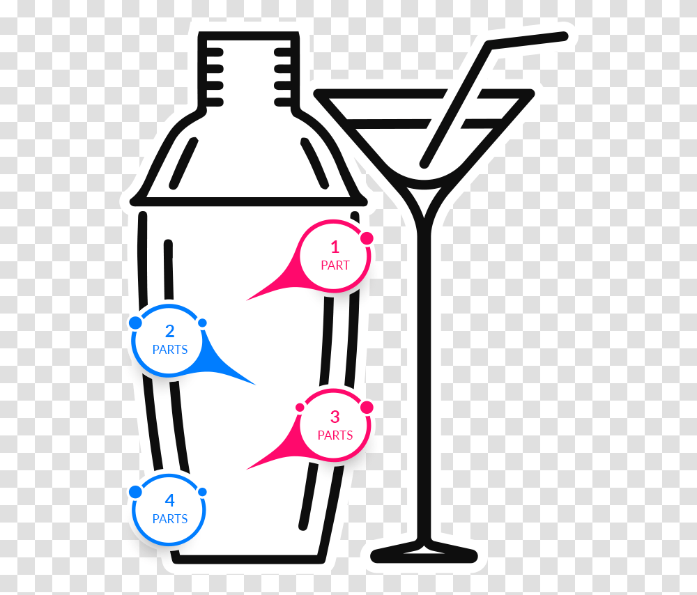 Cocktail Shaker Art, Bottle, Gas Pump, Machine, Beverage Transparent Png