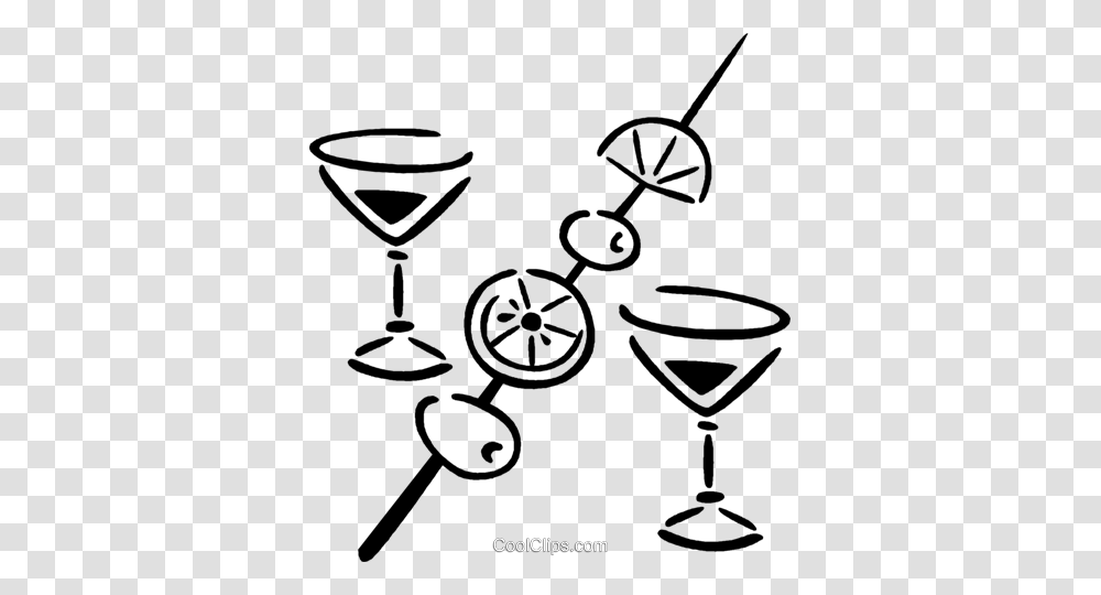 Cocktails And Mixed Drinks Royalty Free Vector Clip Art, Goblet, Glass, Spoke, Machine Transparent Png