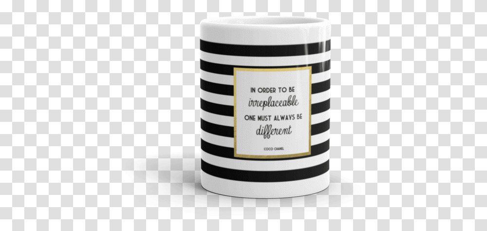 Coco Chanel Quote Coffee Mug Coffee Cup, Tape, Milk, Beverage, Drink Transparent Png