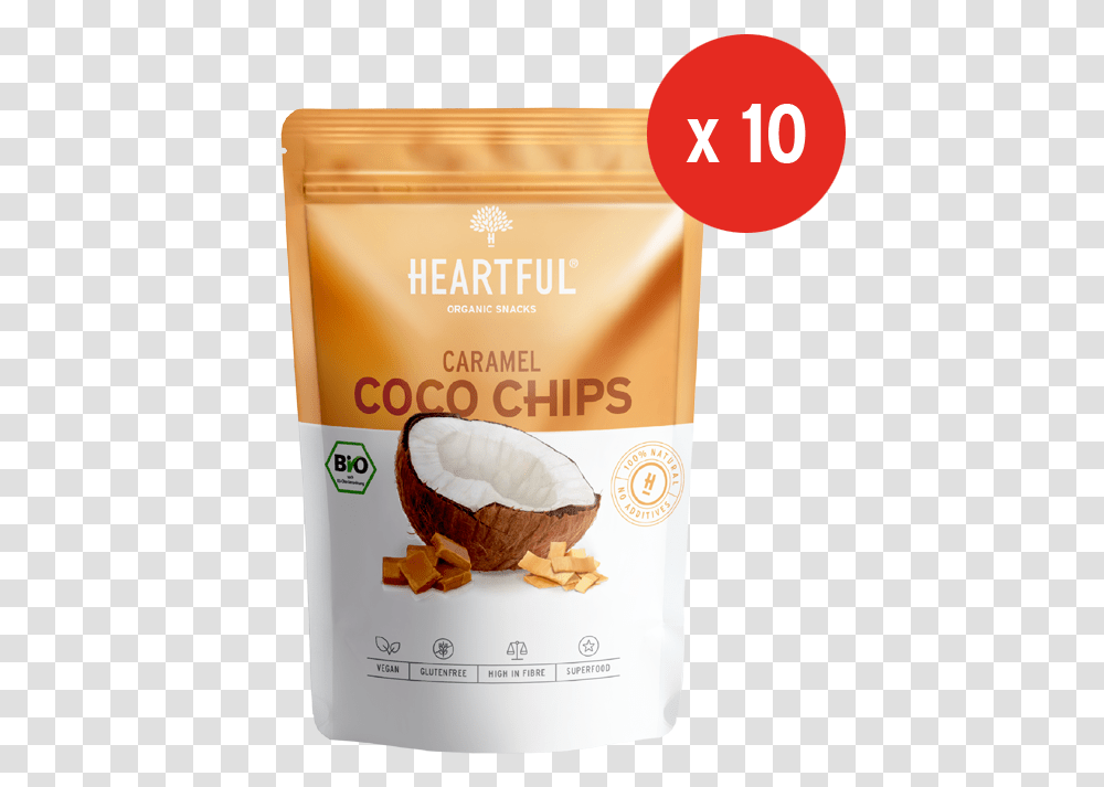 Coco Chips Caramel Bread, Plant, Nut, Vegetable, Food Transparent Png