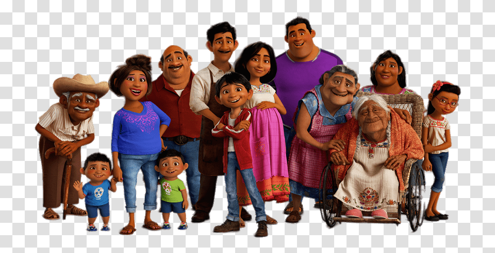 Coco Family Amp Clipart Free Coco Movie Family, Person, Human, People, Shoe Transparent Png