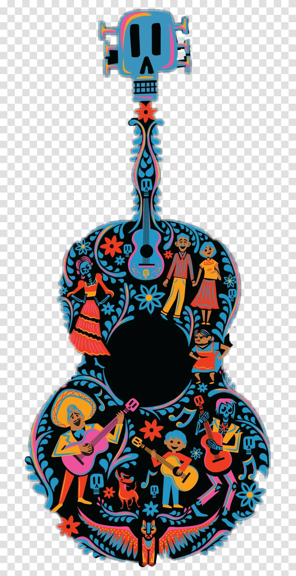Coco Guitarra Disney Pixar Mexico, Doodle, Drawing, Person Transparent Png