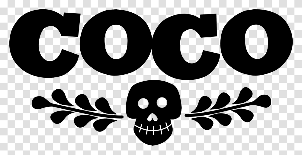 Coco Logo Black And White, Gray Transparent Png