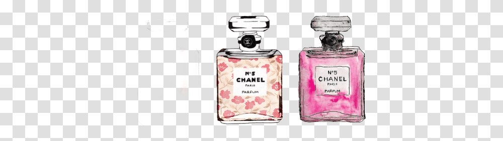 Coco No Drawing Chanel, Bottle, Cosmetics, Perfume Transparent Png