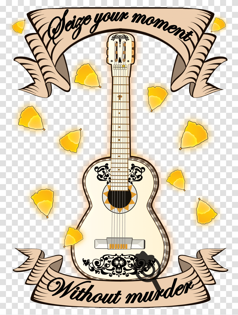 Тайна Коко гитара вектор