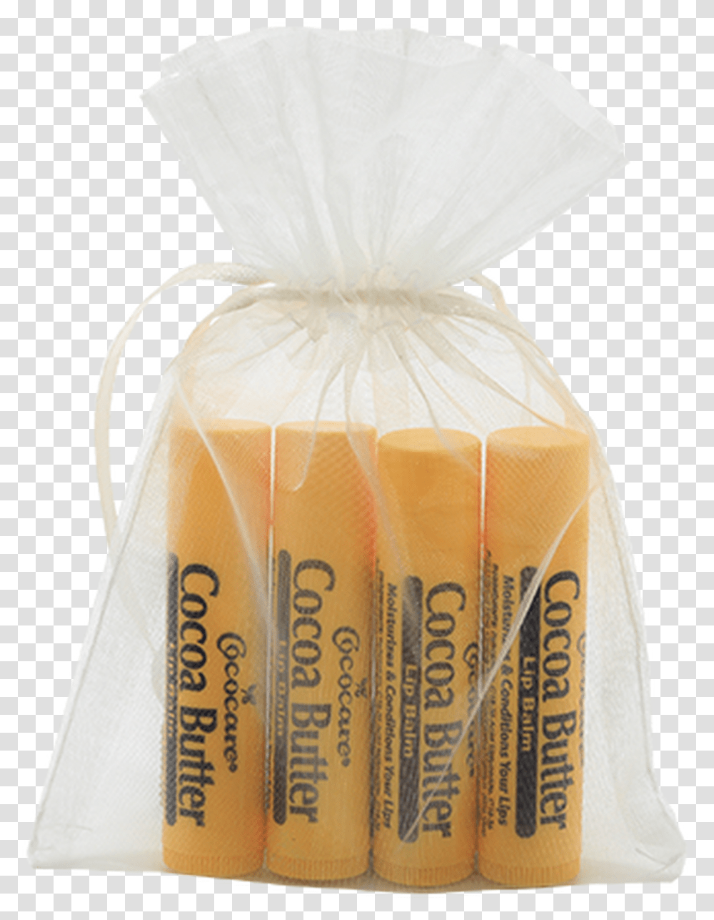 Cocoa Butter Lip Balm 4 Piece Gift Bag, Food, Sweets, Confectionery, Dessert Transparent Png