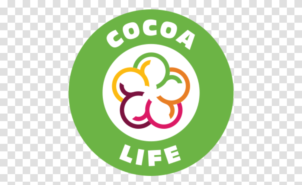 Cocoalife Logo Cocoa Life Fair Trade, Label, Plant Transparent Png