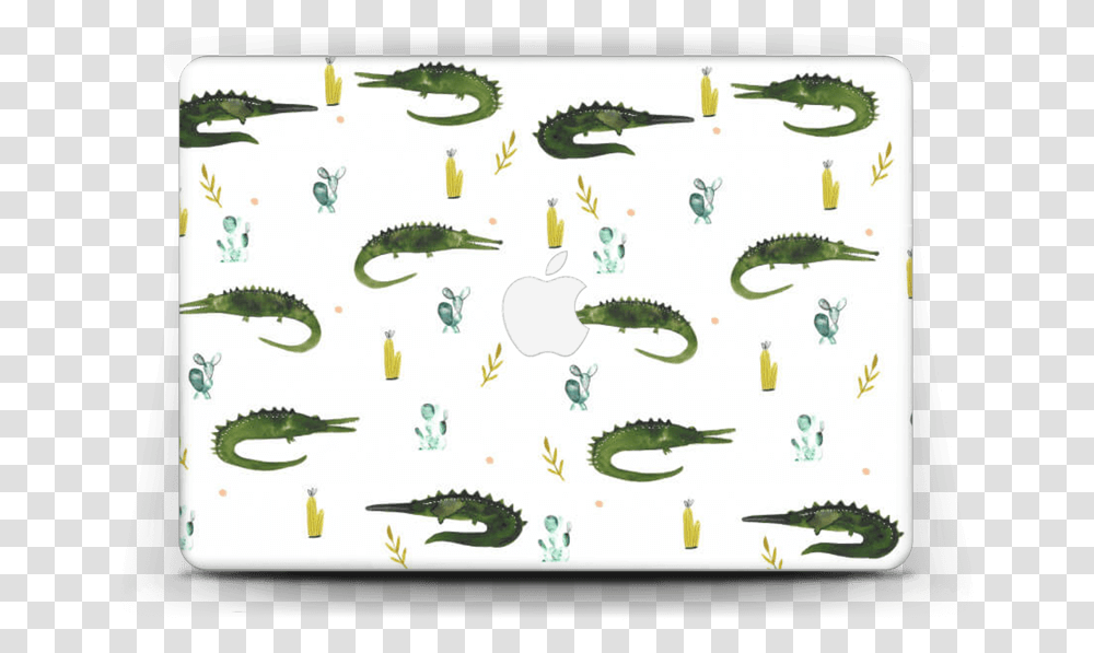 Cocodrilos Vinilo Macbook Air 13 Crocodile, Reptile, Animal, Alligator, Amphibian Transparent Png