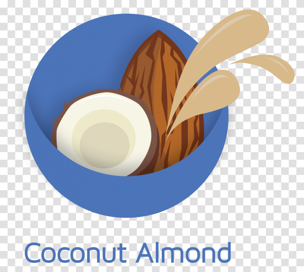 Coconut Almond Icon, Plant, Vegetable, Food, Tape Transparent Png