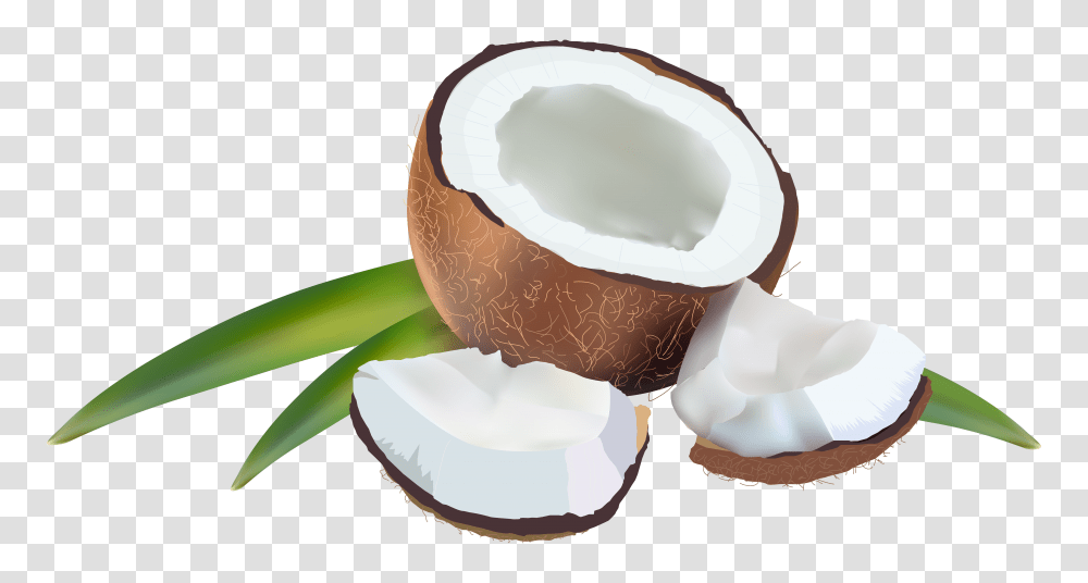 Coconut Clipart Background, Plant, Vegetable, Food, Fruit Transparent Png