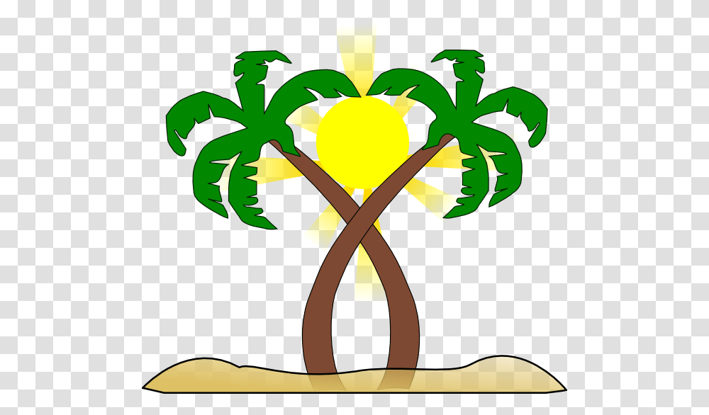Coconut Clipart Beach Free For Tree, Plant, Vegetation, Graphics, Outdoors Transparent Png