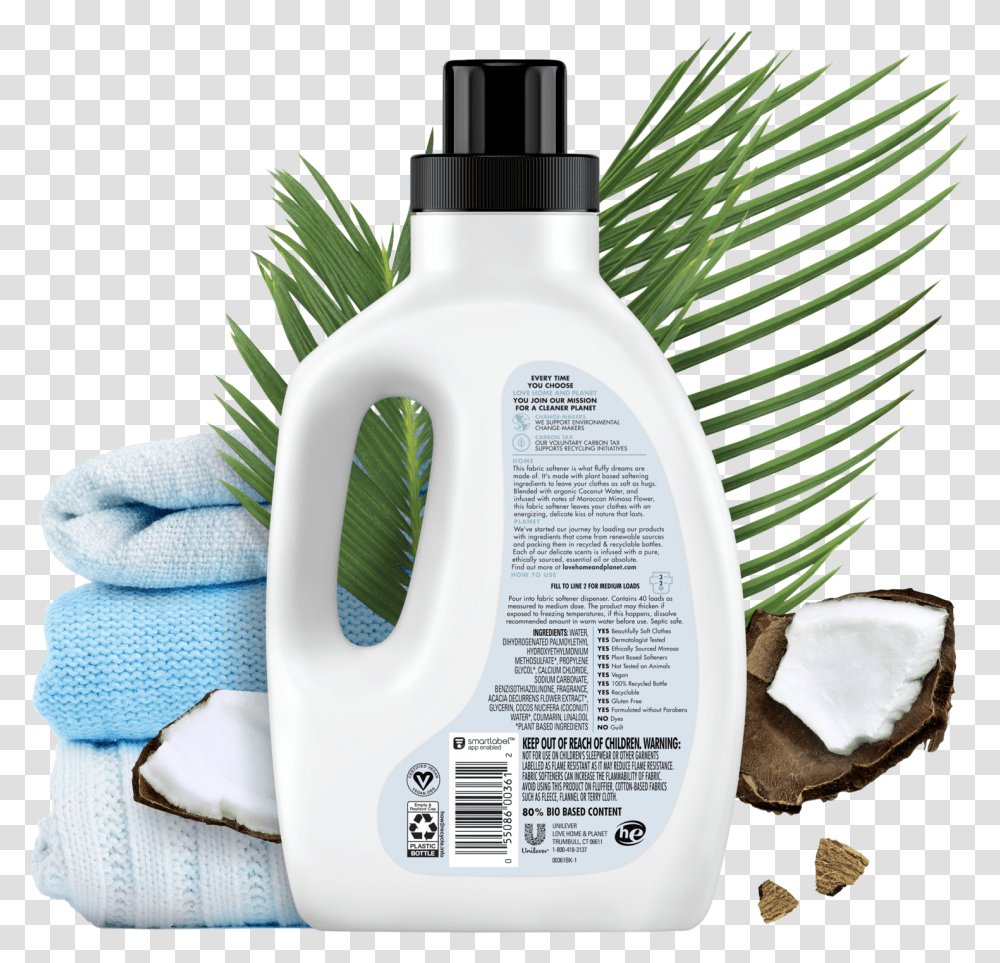 Coconut Detergent, Bottle, Plant, Mixer, Appliance Transparent Png