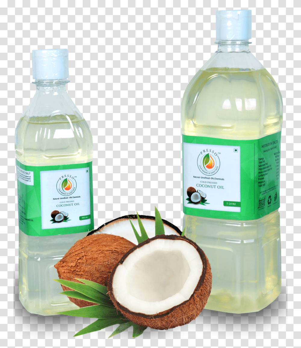 Coconut Oil Bottle, Plant, Vegetable, Food, Fruit Transparent Png