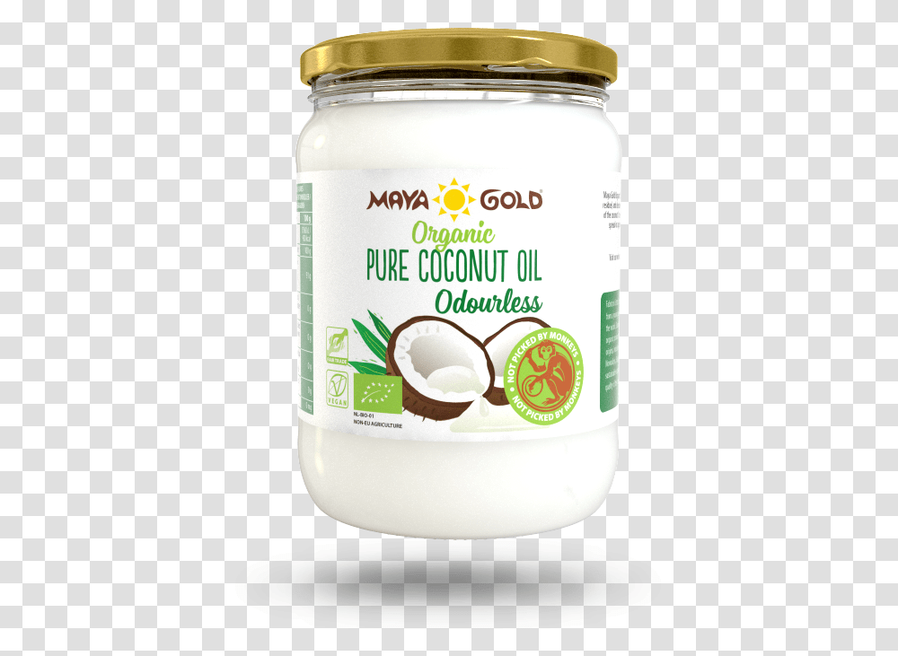 Coconut Oil Maya Gold Organic Extra Virgin Coconut Oil, Plant, Vegetable, Food, Fruit Transparent Png