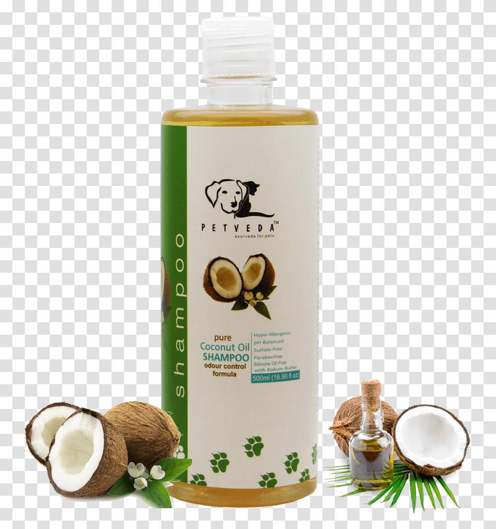 Coconut Oil Shampoo Bottle, Plant, Vegetable, Food, Fruit Transparent Png
