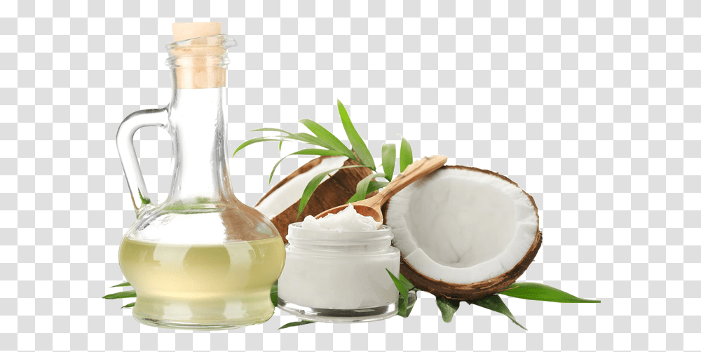 Coconut Oil White Background, Plant, Vegetable, Food, Fruit Transparent Png