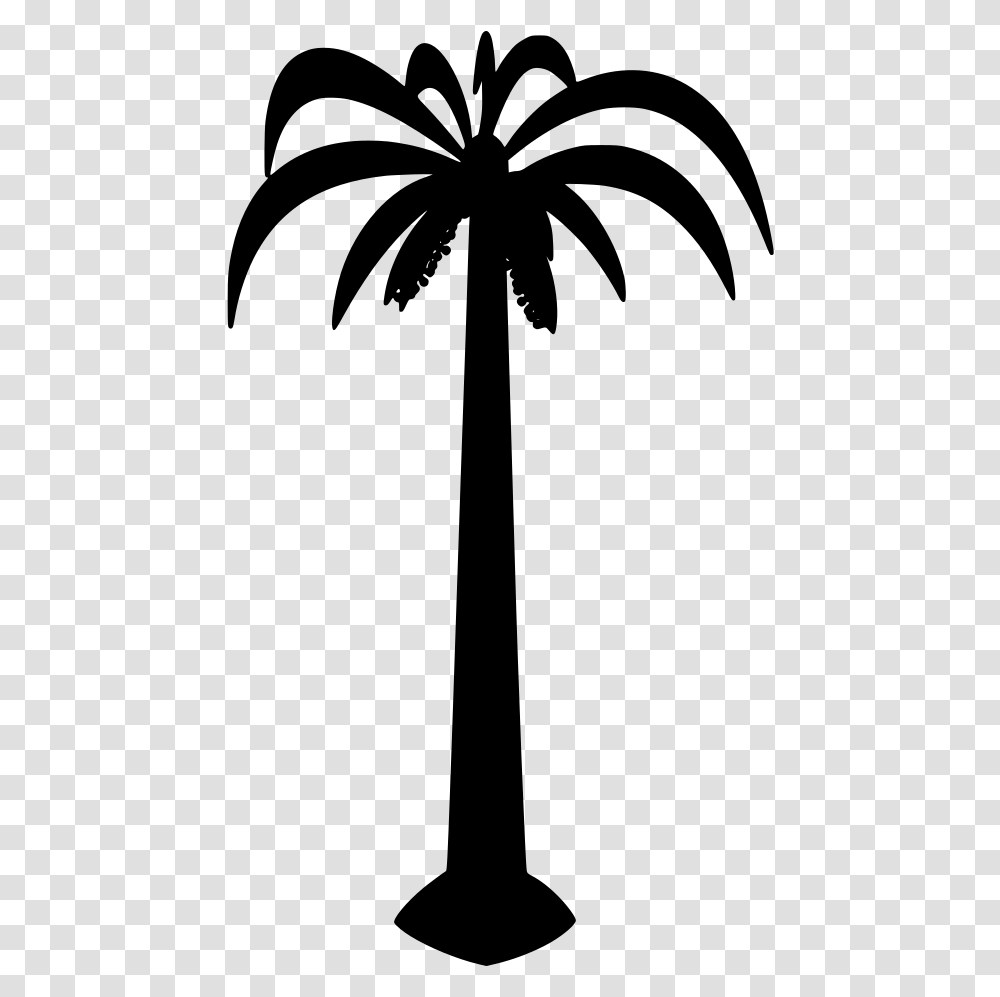 Coconut Palm Tree Drawing, Gray, World Of Warcraft Transparent Png