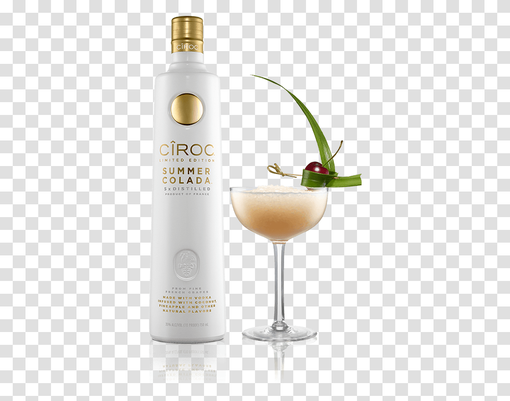 Coconut Pineapple Ciroc, Cocktail, Alcohol, Beverage, Liquor Transparent Png