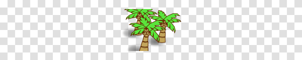 Coconut Tree Clip Art Cartoon Coconut Trees Coconut Clipart, Plant, Palm Tree, Arecaceae, Weed Transparent Png