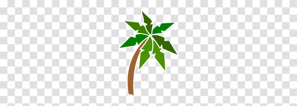 Coconut Tree Clip Art, Star Symbol, Cross Transparent Png