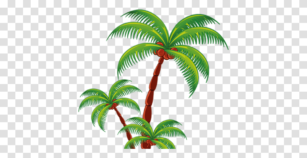 Coconut Tree Clipart Beach Coconut Tree Cartoon, Palm Tree, Plant, Arecaceae, Annonaceae Transparent Png
