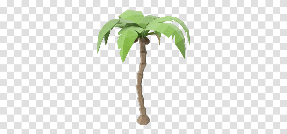 Coconut Tree File Free Palm 3d Low Poly, Leaf, Plant, Palm Tree, Arecaceae Transparent Png