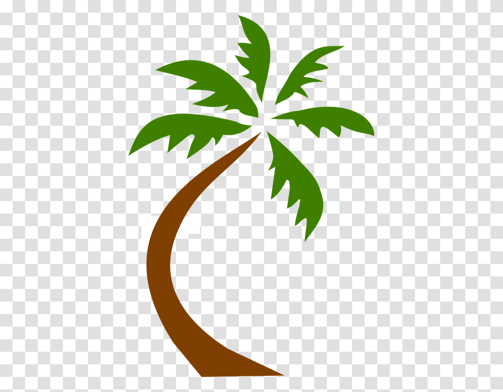 Coconut Tree Tropical Palms Hawaiian Exotic Green Palm Tree Clip Art Background, Plant, Hemp, Weed Transparent Png