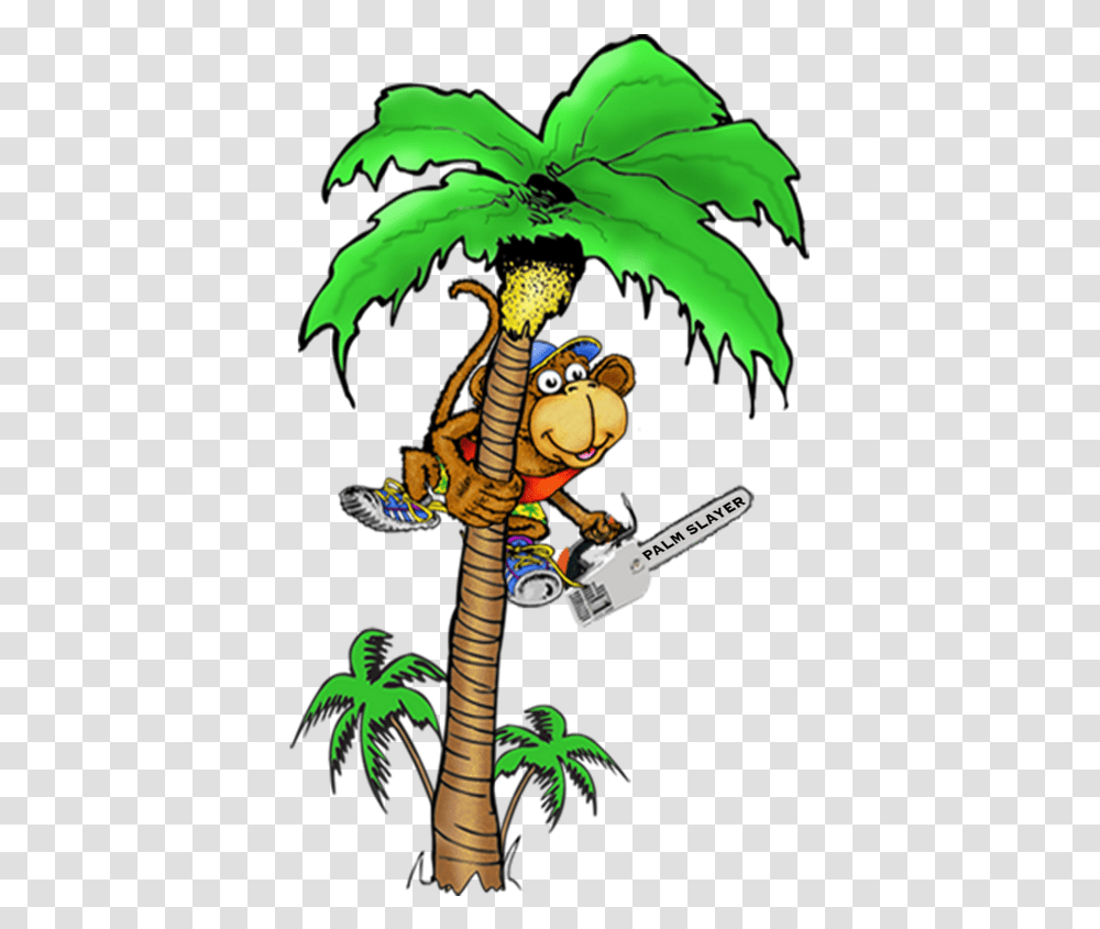 Coconut Tree With Monkey Cartoon, Skateboard, Sport, Sports, Dragon Transparent Png