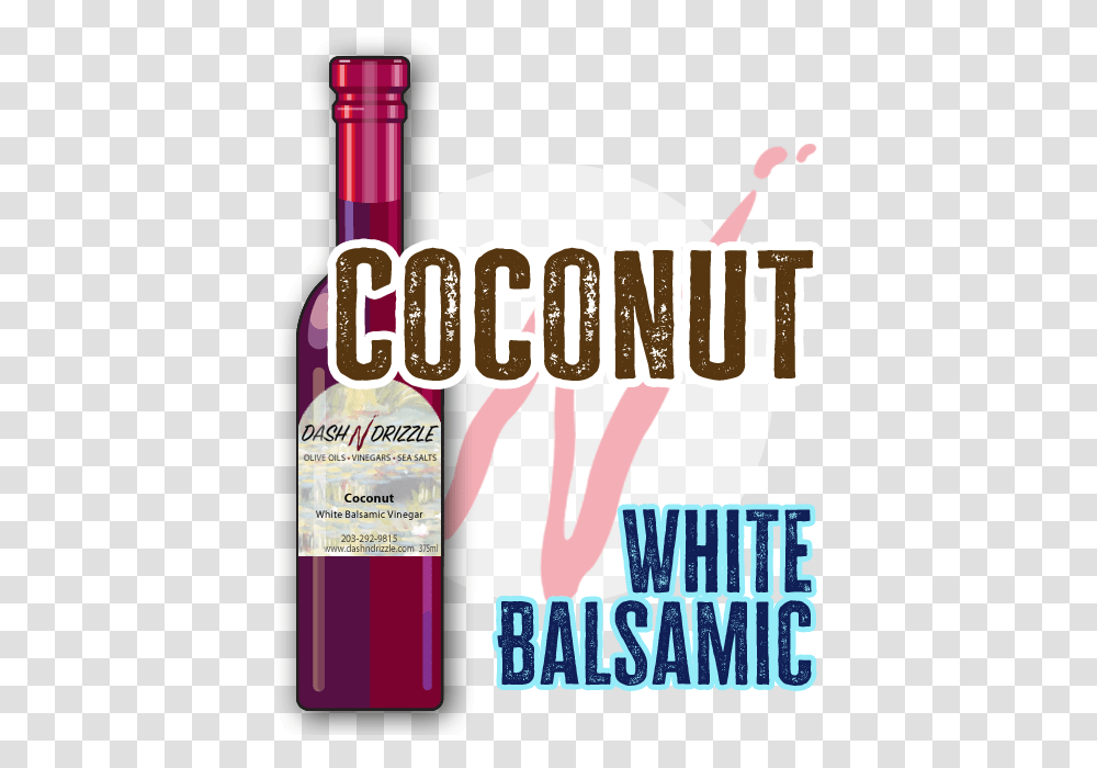 Coconut White Balsamic Vinegar Fruit Syrup, Advertisement, Poster, Flyer, Paper Transparent Png