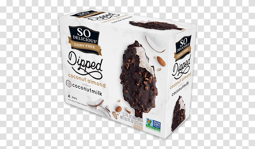 Coconutmilk Chocolate Almond Barclass Pro Xlgimg So Delicious No Sugar Added Ice Cream, Dessert, Food, Plant, Fudge Transparent Png