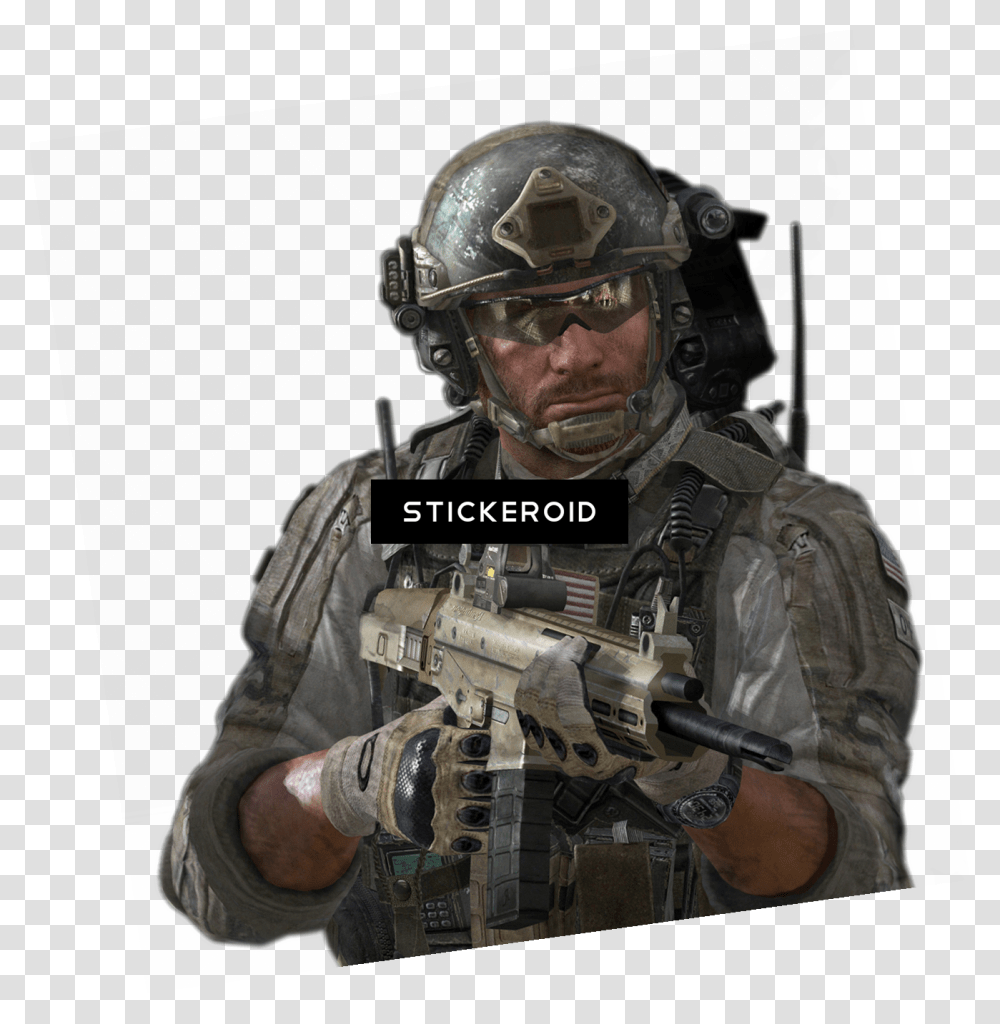 Cod Black Ops 4 Call Of Duty Modern Warfare Character, Helmet, Apparel, Person Transparent Png