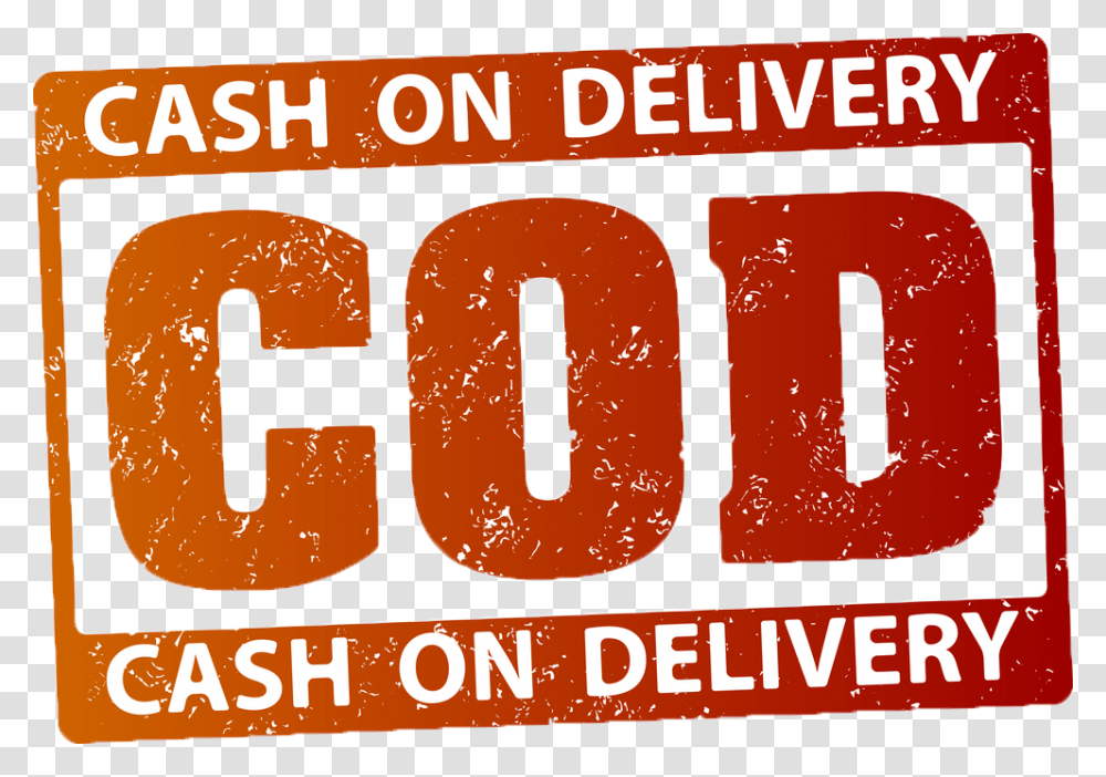 Cod Cash On Delivery Stamp, Label, Word, Alphabet Transparent Png