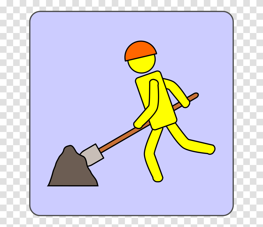 CoD Fsfe Work In Progress Icon, Tool, Shovel, Cleaning, Pedestrian Transparent Png