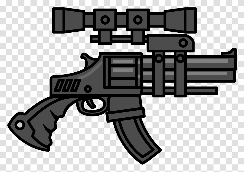 Cod Gun Cartoon Big Gun, Weapon, Weaponry, Machine Gun, Building Transparent Png